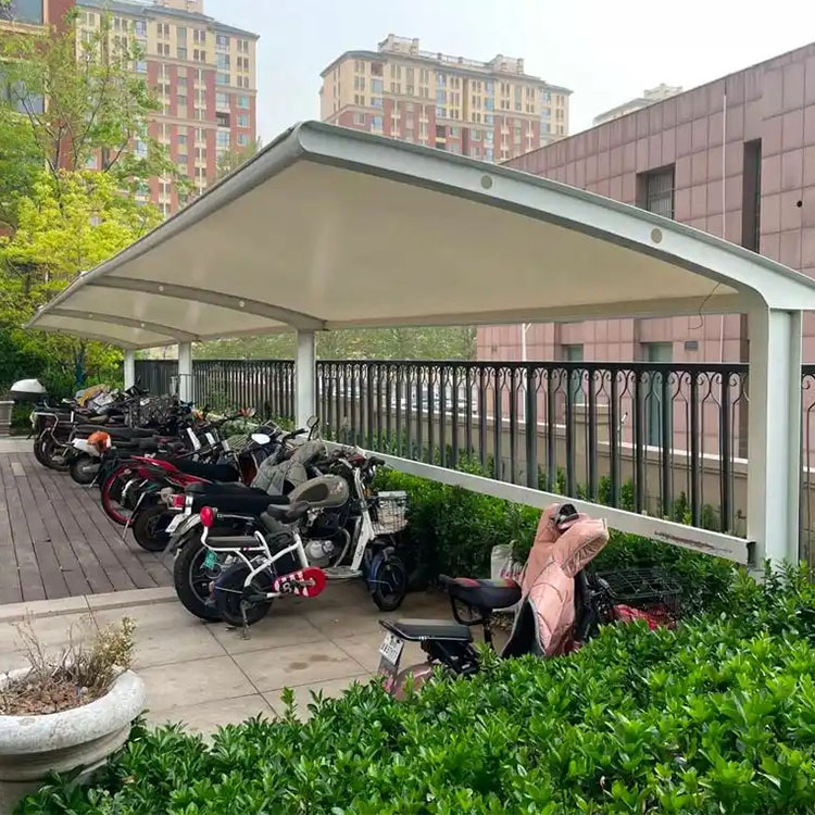 武汉膜结构电动车棚